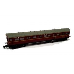 Dapol N Scale, 2P-004-019 BR (Ex GWR) Collett 63' A30 Autocoach W190W, BR Maroon Livery small image