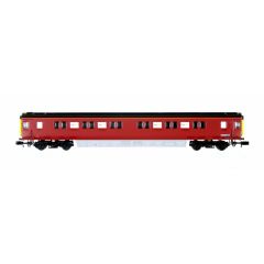 Dapol N Scale, 2P-006-008 Private Owner Mk3A ex-SLEP Staff Canteen and Mess Coach DB977989, Serco Fastline Maroon Livery small image