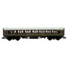 Dapol N Scale, 2P-014-040 SR Maunsell Composite Corridor (High Windows) 5635, SR Lined Maunsell Olive Green Livery small image