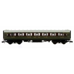Dapol N Scale, 2P-014-060 SR Maunsell First Class Corridor (High Windows) 7228, SR Lined Maunsell Olive Green Livery small image