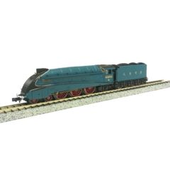 Dapol N Scale, 2S-008-008 LNER A4 Class with Valance 4-6-2, 4468, 'Mallard' LNER Blue Livery, DCC Ready small image