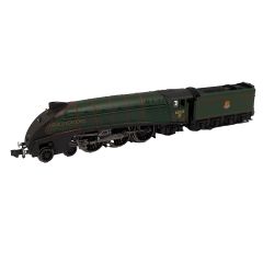 Dapol N Scale, 2S-008-014 BR (Ex LNER) A4 Class 4-6-2, 60009, 'Union of South Africa' BR Lined Green (Early Emblem) Livery, DCC Ready small image