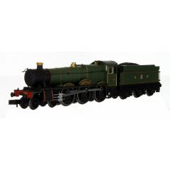 Dapol N Scale, 2S-010-005 GWR 49XX 'Hall' Class 4-6-0, 4953, 'Pitchford Hall' GWR Lined Green (Great Western Crest) Livery, DCC Ready small image