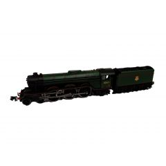 Dapol N Scale, 2S-011-009 BR (Ex LNER) A3 Class 4-6-2, 60077, 'The White Knight' BR Lined Green (Early Emblem) Livery, DCC Ready small image