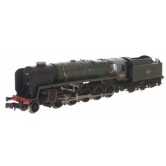 Dapol N Scale, 2S-013-009 BR 9F Standard Class 2-10-0, 92214, BR Lined Green (Late Crest) Livery, DCC Ready small image