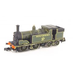 Dapol N Scale, 2S-016-005 SR (Ex LSWR) M7 Class Tank 0-4-4T, 37, SR Lined Maunsell Olive Green Livery small image