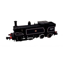 Dapol N Scale, 2S-016-010 BR (Ex LSWR) M7 Class Tank 0-4-4T, 30673, BR Lined Black (Early Emblem) Livery small image