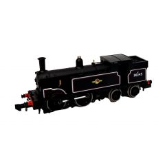 Dapol N Scale, 2S-016-011 BR (Ex LSWR) M7 Class Tank 0-4-4T, 30245, BR Lined Black (Late Crest) Livery small image