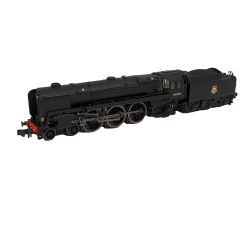 Dapol N Scale, 2S-017-006D BR 7 Standard 'Britannia' Class 4-6-2, 70000, 'Britannia' BR Black (Early Emblem) Livery, DCC Fitted small image