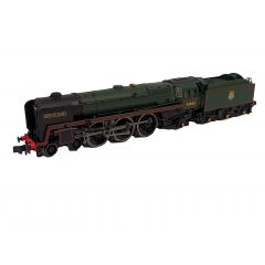 Dapol N Scale, 2S-017-007 BR 7 Standard 'Britannia' Class 4-6-2, 70050, 'Firth of Clyde' BR Lined Green (Early Emblem) Livery, DCC Ready small image