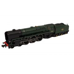 Dapol N Scale, 2S-017-009 BR 7 Standard 'Britannia' Class 4-6-2, 70010, 'Owen Glendower' BR Green (Late Crest) Livery, DCC Ready small image