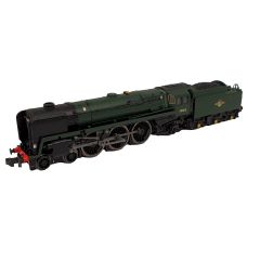 Dapol N Scale, 2S-017-009D BR 7 Standard 'Britannia' Class 4-6-2, 70010, 'Owen Glendower' BR Green (Late Crest) Livery, DCC Fitted small image