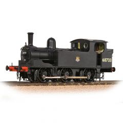 Bachmann Branchline OO Scale, 31-061 BR (Ex LNER) J72 (Ex-NER E1) Class Tank 0-6-0T, 68733, BR Black (Early Emblem) Livery, DCC Ready small image