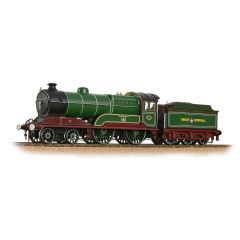 Bachmann Branchline OO Scale, 31-147DS GCR 11F Class 4-4-0, 502, 'Zeebrugge' GCR Lined Green Livery, DCC Sound small image