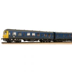Bachmann Branchline OO Scale, 31-325A BR Class 105 2 Car DMU (E51282 & E56429), BR Blue Livery, Weathered, DCC Ready small image