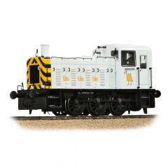 Bachmann Branchline OO Scale, 31-369 Private Owner Class 03 0-6-0, Ex-D2054, 'British Industrial Sand', White Livery, DCC Ready small image
