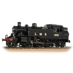 Bachmann Branchline OO Scale, 31-442 LMS 2MT Ivatt Class Tank 2-6-2T, 1205, LMS Black (Revised) Livery, DCC Ready small image