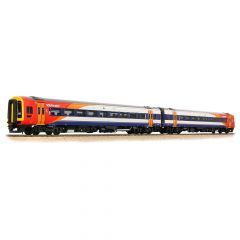 Bachmann Branchline OO Scale, 31-495SF South West Trains Class 158 2 Car DMU 158884 (52884 & 57884), South West Trains (Revised) Livery, DCC Sound small image