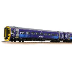 Bachmann Branchline OO Scale, 31-498 ScotRail Class 158 2 Car DMU 158729 (52729 & 57729), ScotRail Saltire Livery, DCC Ready small image