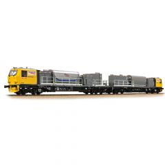 Bachmann Branchline OO Scale, 31-578 Network Rail Windhoff MPV 2 Car MPV 98973 (DR98923 & DR98973), Network Rail Yellow Livery, DCC Ready small image