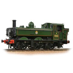 Bachmann Branchline OO Scale, 31-639 BR (Ex GWR) 64XX Class Pannier Tank 0-6-0PT, 6421, BR Lined Green (Early Emblem) Livery, DCC Ready small image