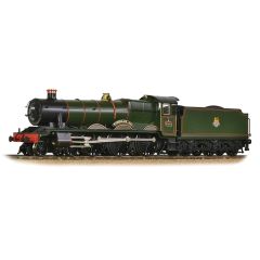 Bachmann Branchline OO Scale, 31-785 BR (Ex GWR) 6959 'Modified Hall' Class 4-6-0, 6990, 'Witherslack Hall' BR Lined Green (Early Emblem) Livery, DCC Ready small image