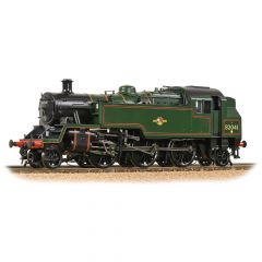 Bachmann Branchline OO Scale, 31-976B BR 3MT Standard Class Tank 2-6-2T, 82041, BR Lined Green (Late Crest) Livery, DCC Ready small image