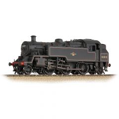 Bachmann Branchline OO Scale, 31-982 BR 3MT Standard Class Tank 2-6-2T, 82018, BR Lined Black (Late Crest) Livery, Weathered, DCC Ready small image