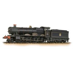 Bachmann Branchline OO Scale, 32-002A BR (Ex GWR) 49XX 'Hall' Class 4-6-0, 4971, 'Stanway Hall' BR Lined Black (Early Emblem) Livery, Weathered, DCC Ready small image