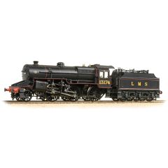 Bachmann Branchline OO Scale, 32-178A LMS 5MT 'Crab' Class with Welded Tender 2-6-0, 13174, LMS Lined Black (Original) Livery, DCC Ready small image