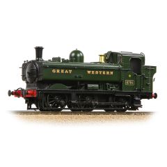 Bachmann Branchline OO Scale, 32-204A GWR 8750 Class Pannier Tank 0-6-0PT, 8791, GWR Green (Great Western) Livery, DCC Ready small image