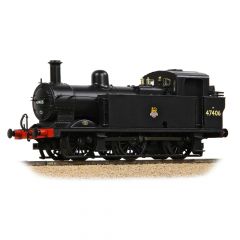 Bachmann Branchline OO Scale, 32-231B BR (Ex LMS) 3F 'Jinty' Class Tank 0-6-0T, 47406, BR Black (Early Emblem) Livery, DCC Ready small image