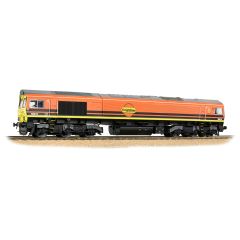 Bachmann Branchline OO Scale, 32-739 Freightliner Class 66/4 Co-Co, 66419, Freightliner G&W Livery, Includes Passenger Figures, DCC Ready small image