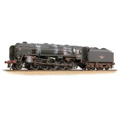 Bachmann Branchline OO Scale, 32-862A BR 9F Standard Class with BR1B Tender 2-10-0, 92097, BR Black (Late Crest) Livery, Weathered, DCC Ready small image
