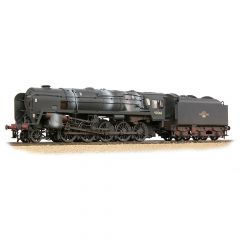 Bachmann Branchline OO Scale, 32-862SF BR 9F Standard Class with BR1B Tender 2-10-0, 92060, BR Black (Late Crest) Livery, Weathered, DCC Sound small image