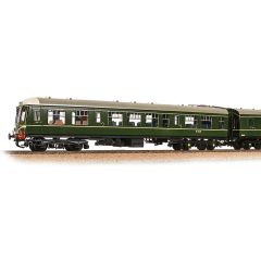 Bachmann Branchline OO Scale, 32-900C BR Class 108 2 Car DMU (M50946 & M56229), BR Green (Speed Whiskers) Livery, DCC Ready small image