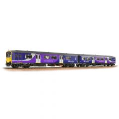 Bachmann Branchline OO Scale, 32-931 Northern Rail Class 150/1 2 Car DMU 150143 (52143 & 57143), Northern (Blue, White & Purple) Livery, DCC Ready small image