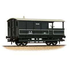 Bachmann Branchline OO Scale, 33-309A GWR 20T 'Toad' Brake Van, Diag. AA15 114971, GWR Grey (small GW) Livery small image