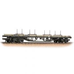 Bachmann Branchline OO Scale, 33-856E BR 30T Bogie Bolster C Wagon B940278, BR Grey (Early) Livery, Weathered small image