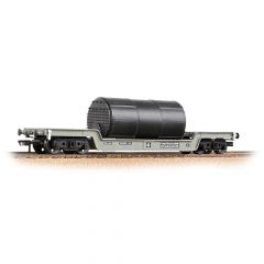 Bachmann Branchline OO Scale, 33-901F BR 45T Bogie Well Wagon W41969, BR Grey (Early) Livery, Includes Wagon Load small image