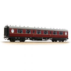 Bachmann Branchline OO Scale, 34-487A BR (Ex LNER) Thompson First Corridor E11185E, BR Maroon Livery small image