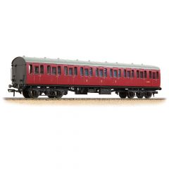 Bachmann Branchline OO Scale, 34-703A BR Mk1 57ft 'Suburban' Composite (C) M41009, BR Crimson Livery small image