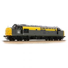 Bachmann Branchline OO Scale, 35-308 BR Class 37/0 Centre Headcode Co-Co, 37201, 'St. Margaret' BR Engineers Grey & Yellow Livery, DCC Ready small image