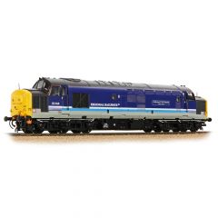 Bachmann Branchline OO Scale, 35-338SF BR Class 37/4 Refurbished Co-Co, 37414, 'Cathays C&W Works 1846-1993' BR Regional Railways (Blue & White) Livery, DCC Sound small image