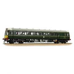 Bachmann Branchline OO Scale, 35-528PF BR Class 121 Single Car DMU W55028, BR Green (Small Yellow Panels) Livery, Includes Passenger Figures, DCC Ready small image