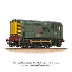 Bachmann Branchline OO Scale, 35-926 BR Class 08 0-6-0, 08923, BR Green (Wasp Stripes) Livery, Weathered, DCC Ready small image