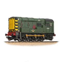 Bachmann Branchline OO Scale, 35-926SFX BR Class 08 0-6-0, 08923, BR Green (Wasp Stripes) Livery, Weathered, DCC Sound Deluxe small image