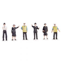 Bachmann Scenecraft OO Scale, 36-041 Police & Security Staff small image