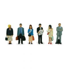 Bachmann Scenecraft OO Scale, 36-044 Station Passengers, Standing small image