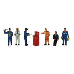 Bachmann Scenecraft OO Scale, 36-051 Traction Maintenance Depot Workers small image